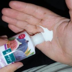 Le lait de massage de Kneipp.